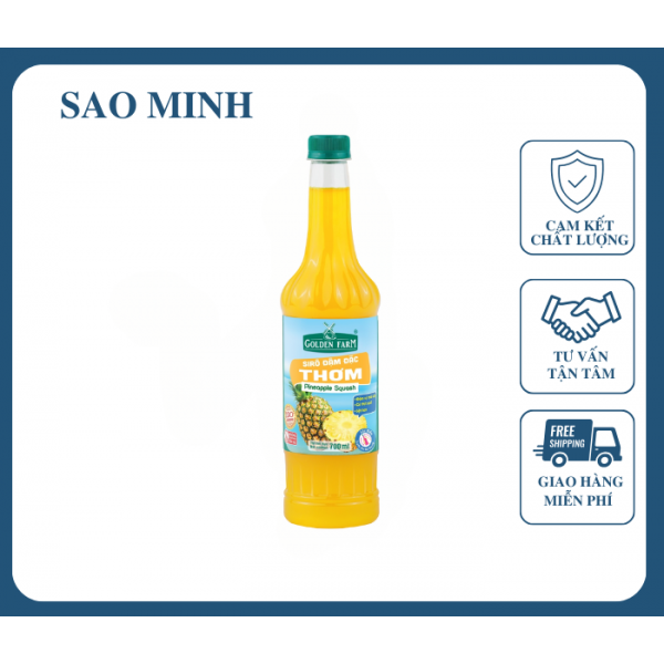 Syrup Golden farm Đậm Đặc Thơm 700ml
